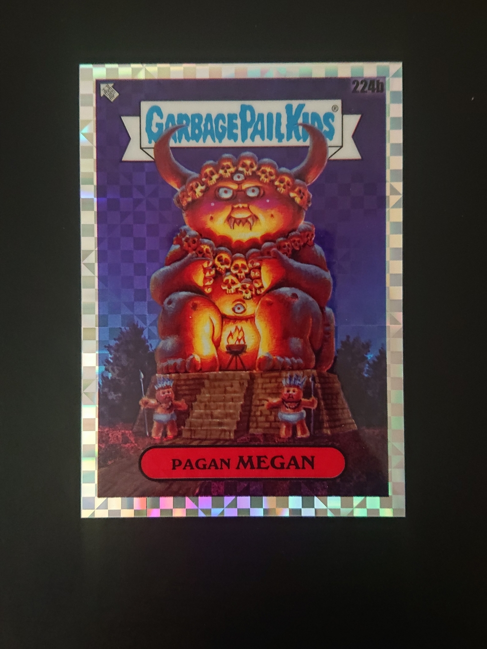 2023 Topps Garbage Pail Kids Chrome 6 - Pagan Megan (224b) - X-Fractor /150